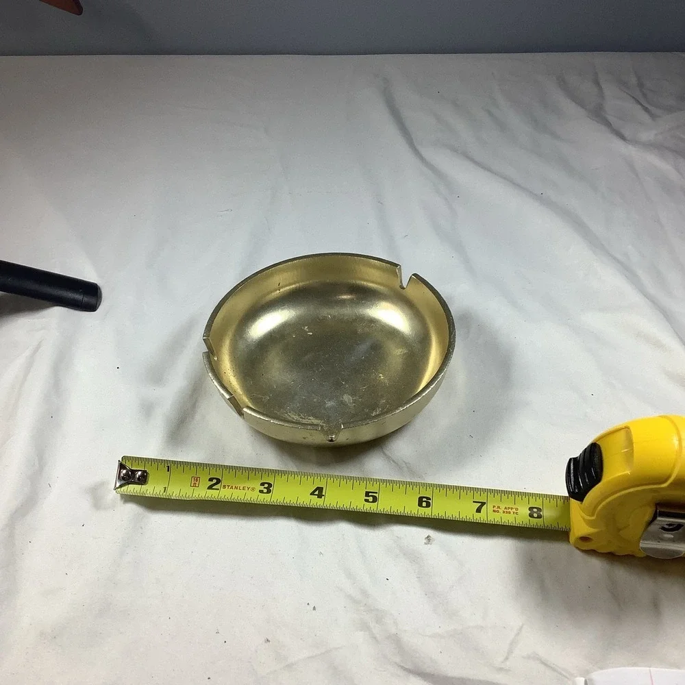Brass‎ Round Ashtray 4.25